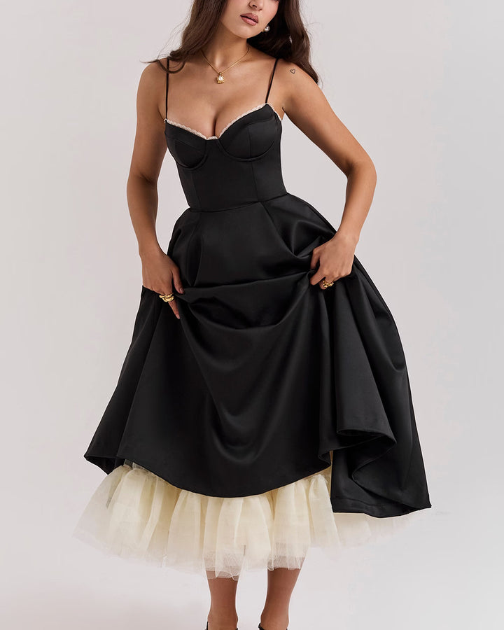 Sophia Elegantes Schlankmachendes Kleid