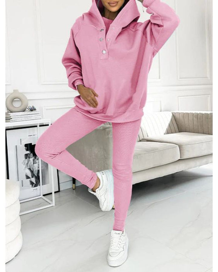 Lena Übergroße Dreiteilige Loungewear