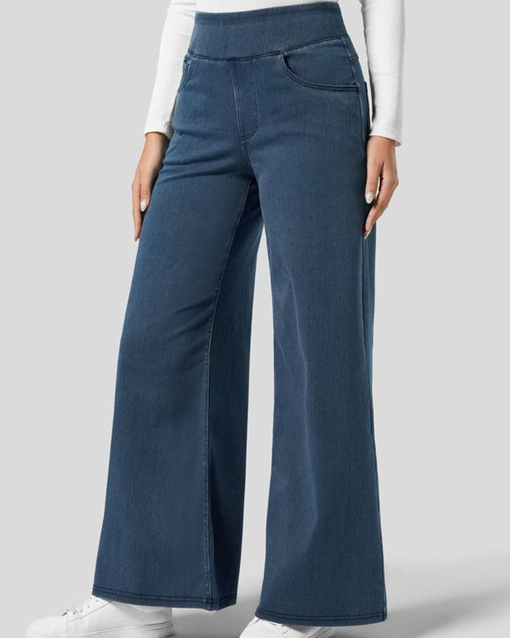 Evie Bequeme Hose Hohe Taille