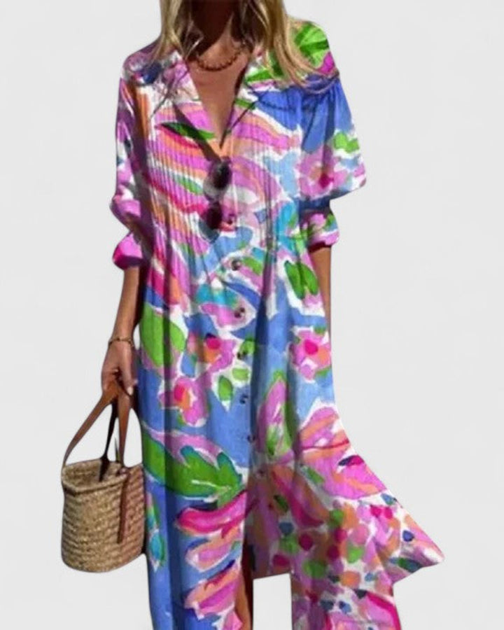 Paula Elegantes Boho Kleid Damen
