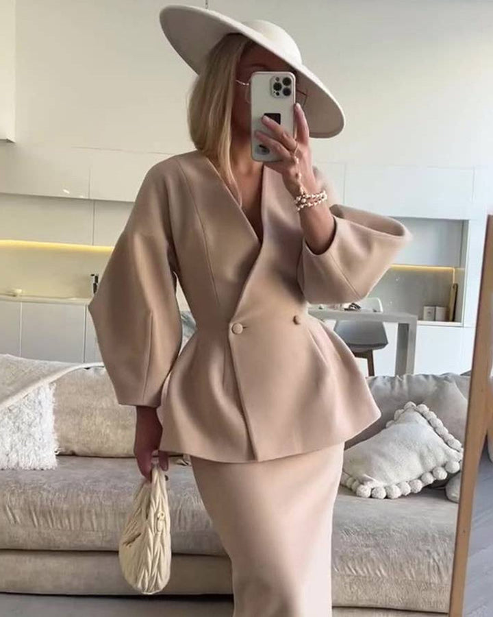 Alina Zweiteiler Rock Jacke Damen