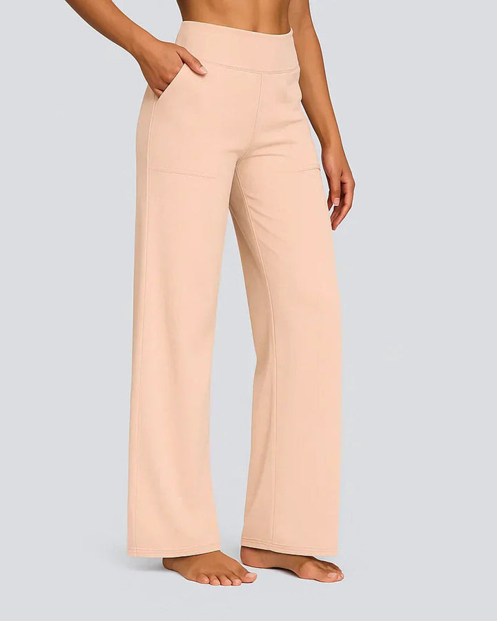 Nina Dehnbare Hochbundhose Taschen
