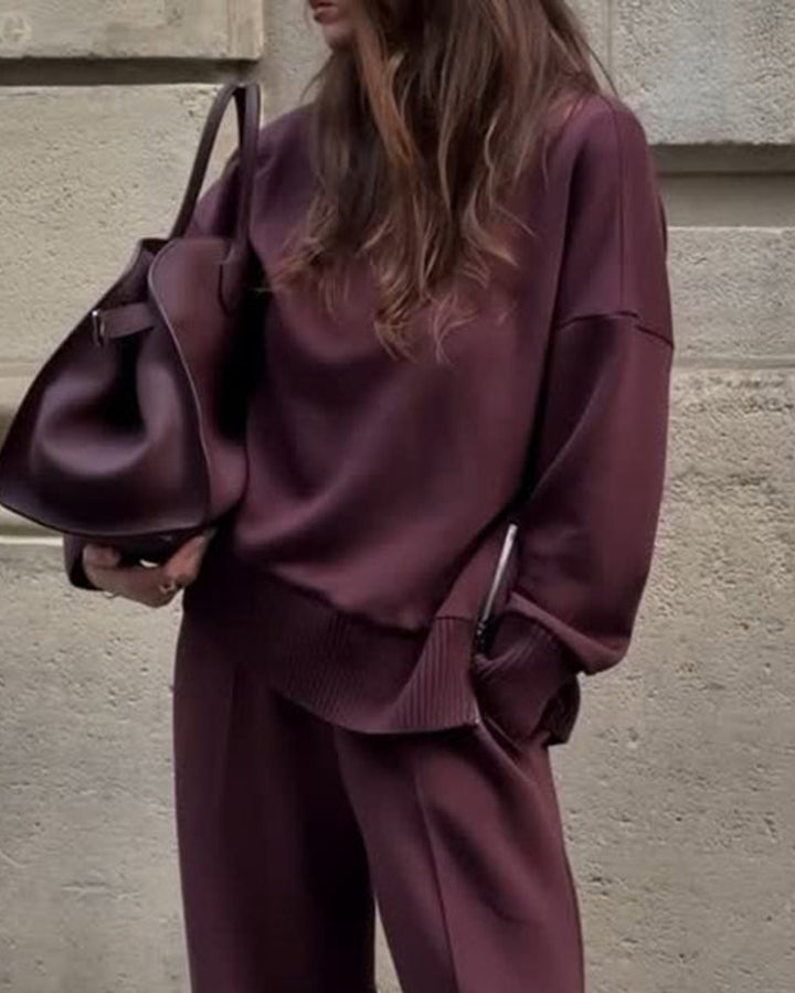 Lena Rollkragen Zweiteiler Damen Set