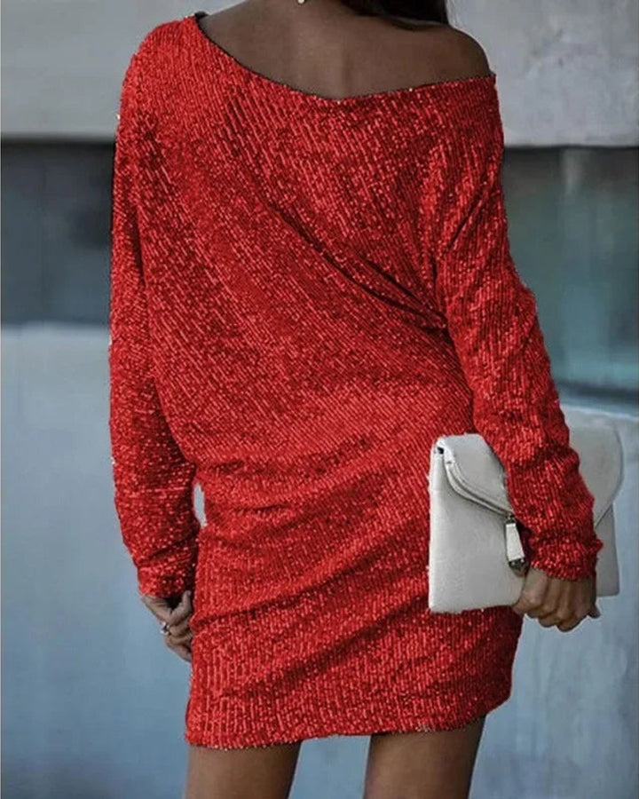 Aria Pailletten Festkleid Damen