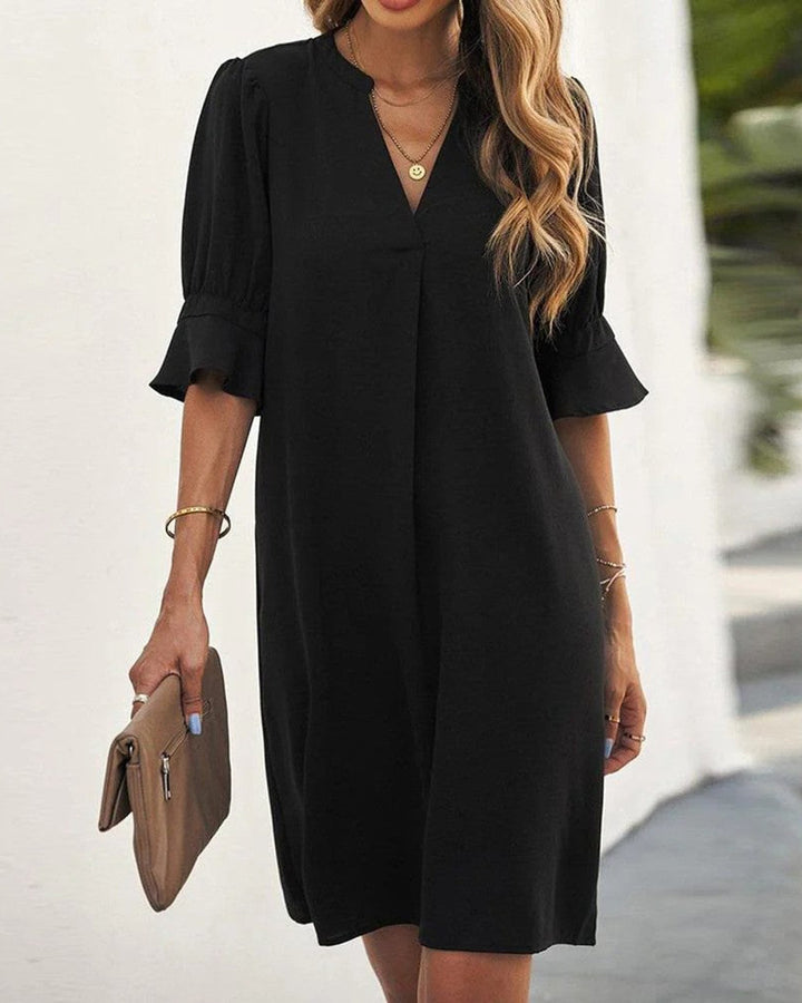 Sara Midi Kleid Herbst