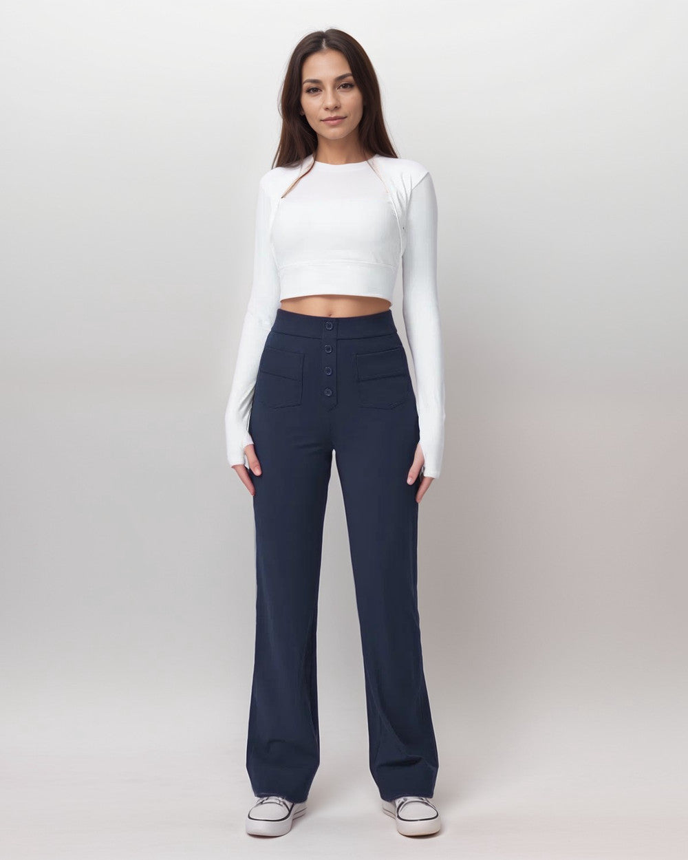 Elsa Hochgeschnittene Formhose Damen