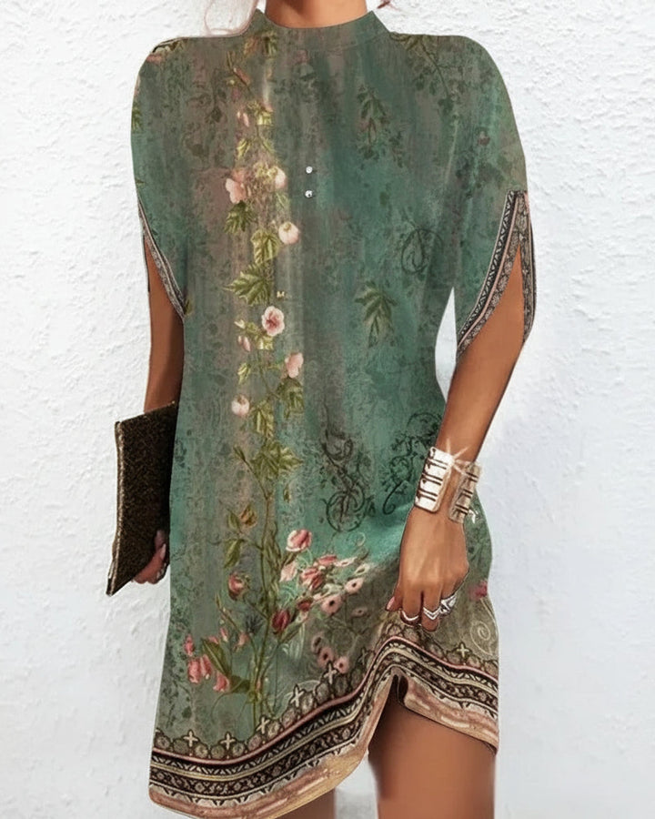 Nina Kurzes Abendkleid Fledermausärmel