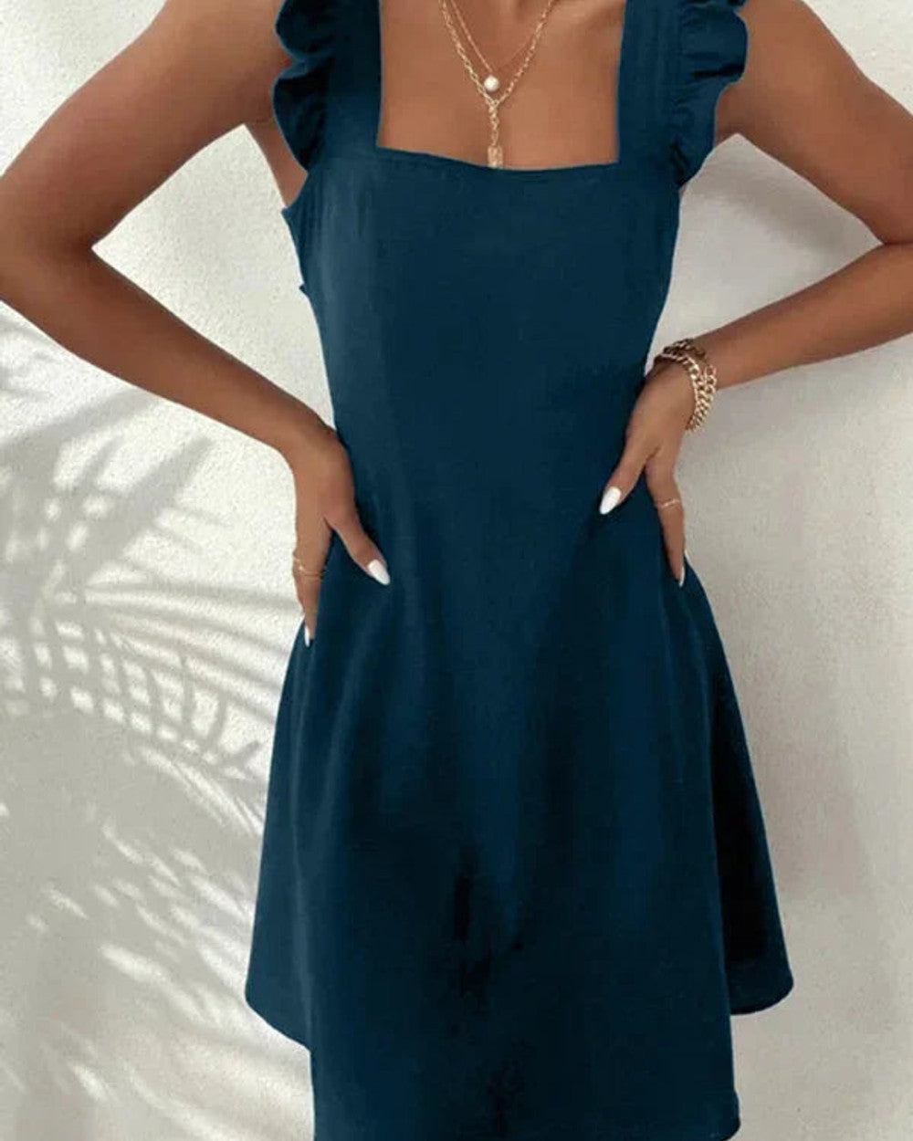 Lena Ausgestelltes Sommerkleid Volant