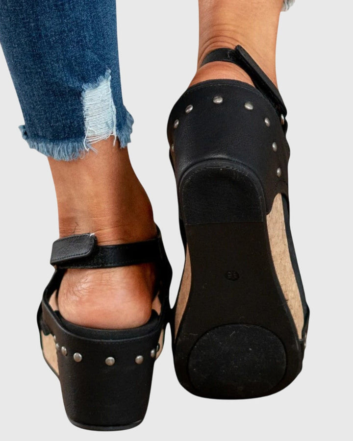 Adela Bequeme Sandalen Damen Sommer