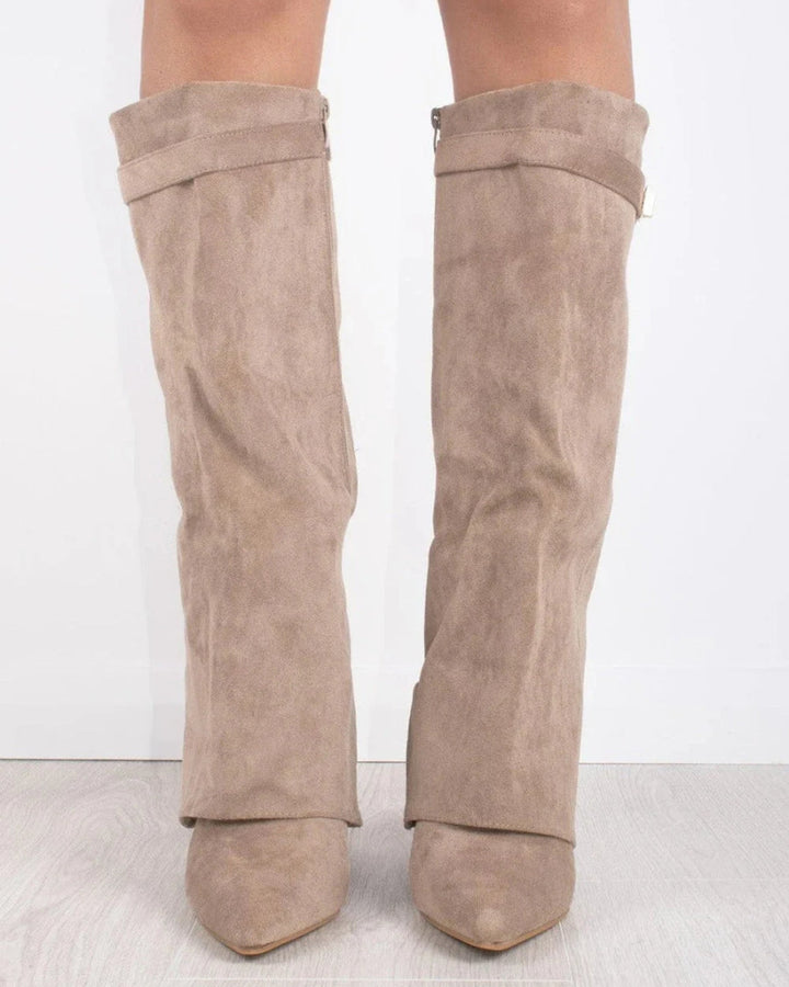 Damen Stiefel mit hohem Schaft