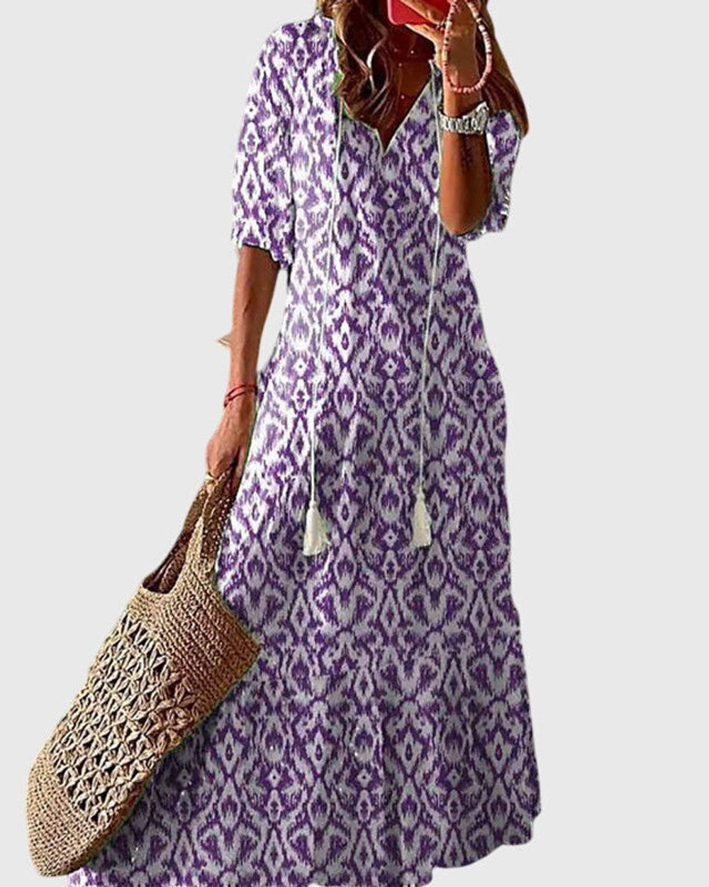 Amalia Bohème Sommerkleid Damen
