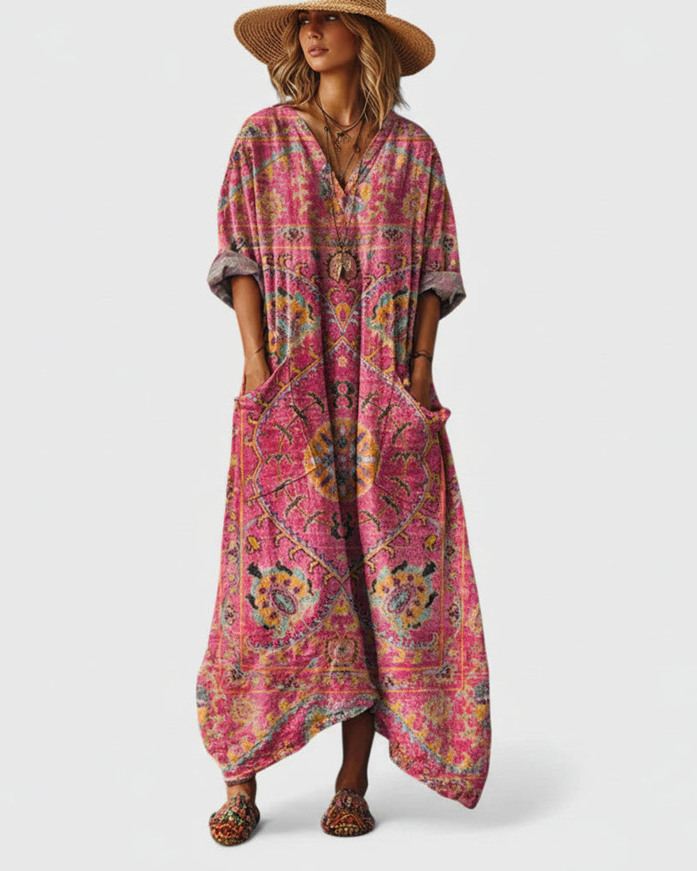 Lena Langes Abendkleid Glanzeffekt