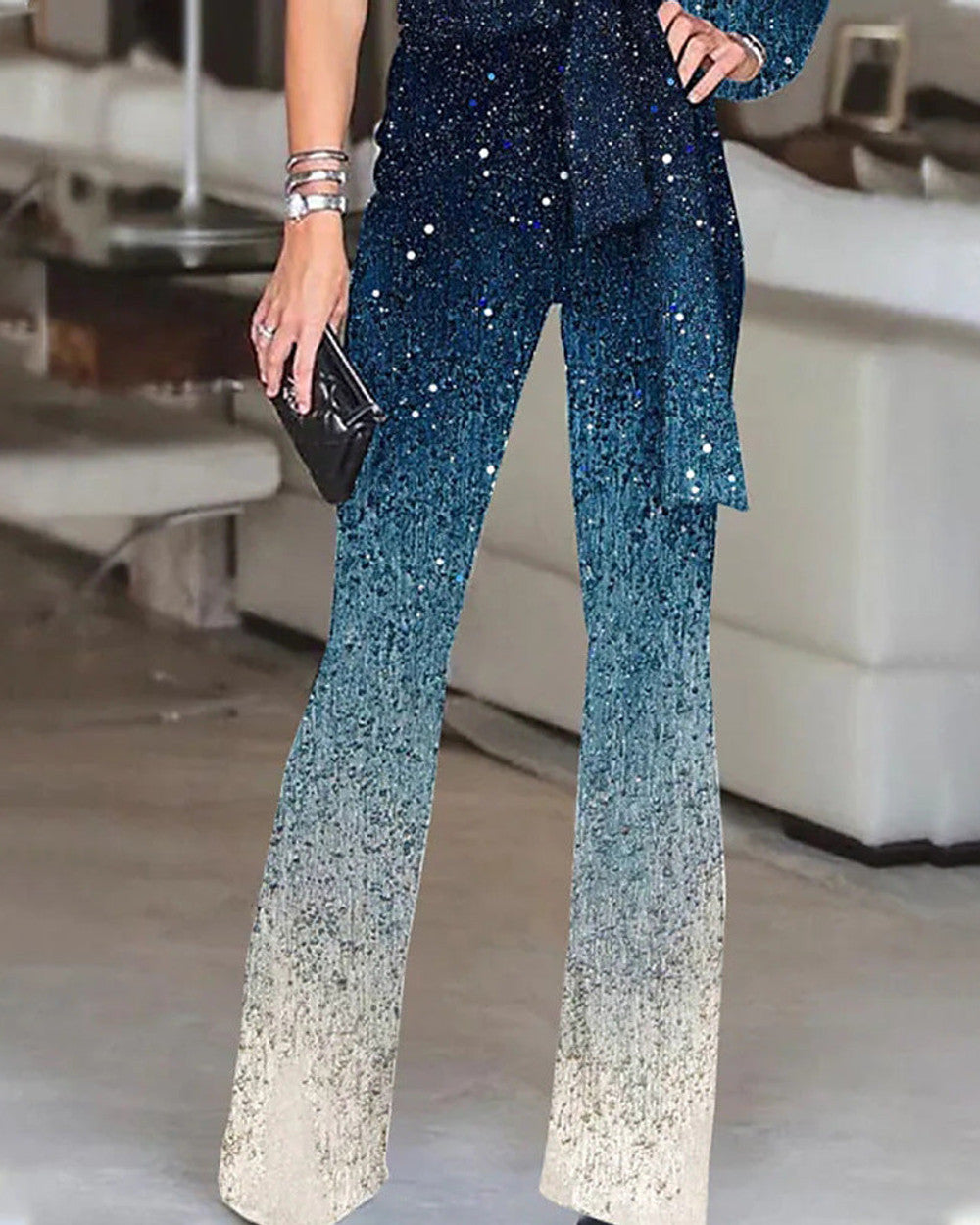 Fayenne Einschultriger Disco-Overall