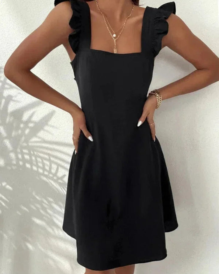 Lena Ausgestelltes Sommerkleid Volant