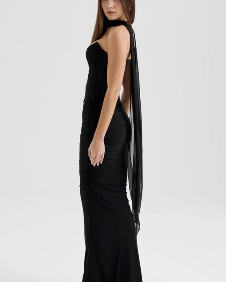 Hailey Langes Abendkleid Damen Elegant