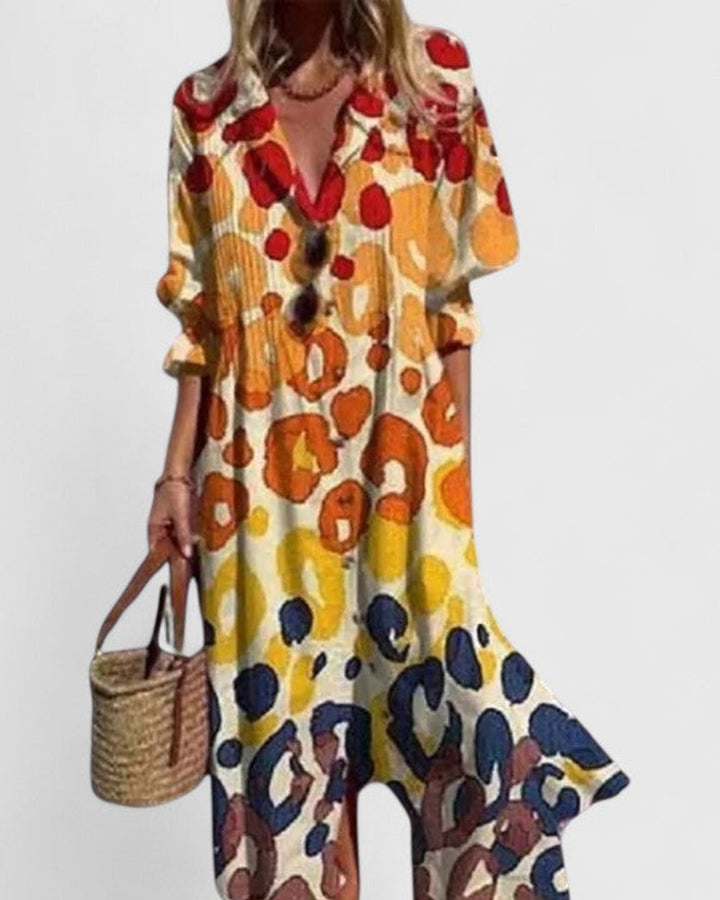 Paula Elegantes Boho Kleid Damen