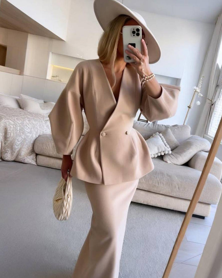 Alina Zweiteiler Rock Jacke Damen