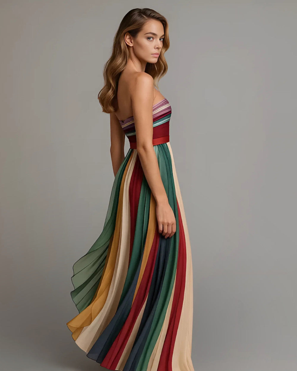 Judith Glanz-Maxikleid Festlich Lang