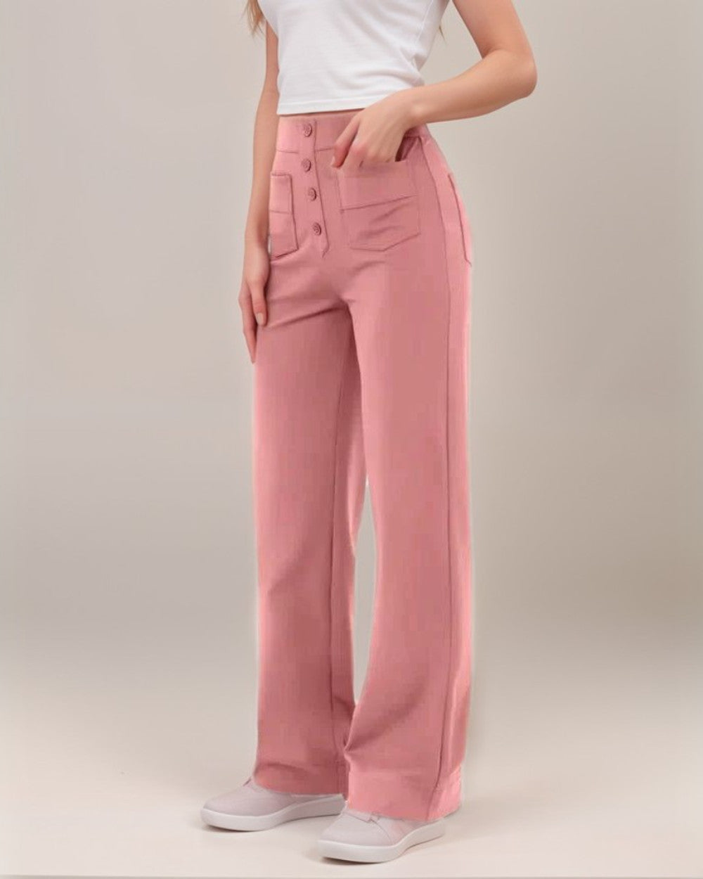 Elsa Hochgeschnittene Formhose Damen