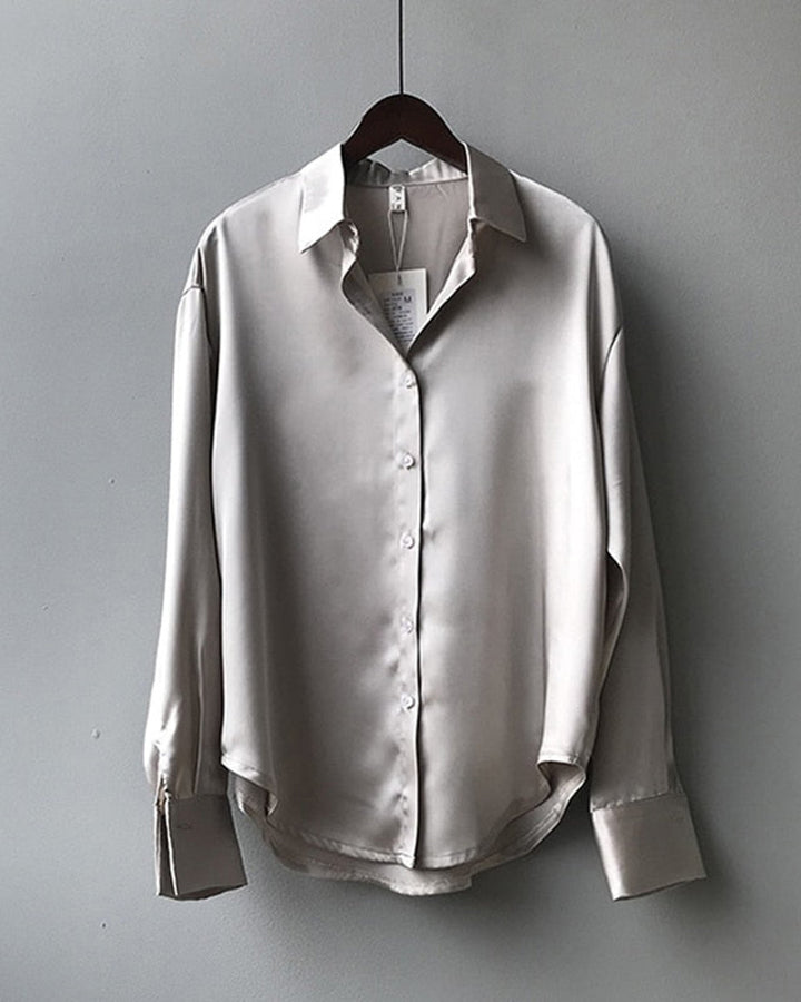 Heidi Seidene Bluse Vintage Oberteil