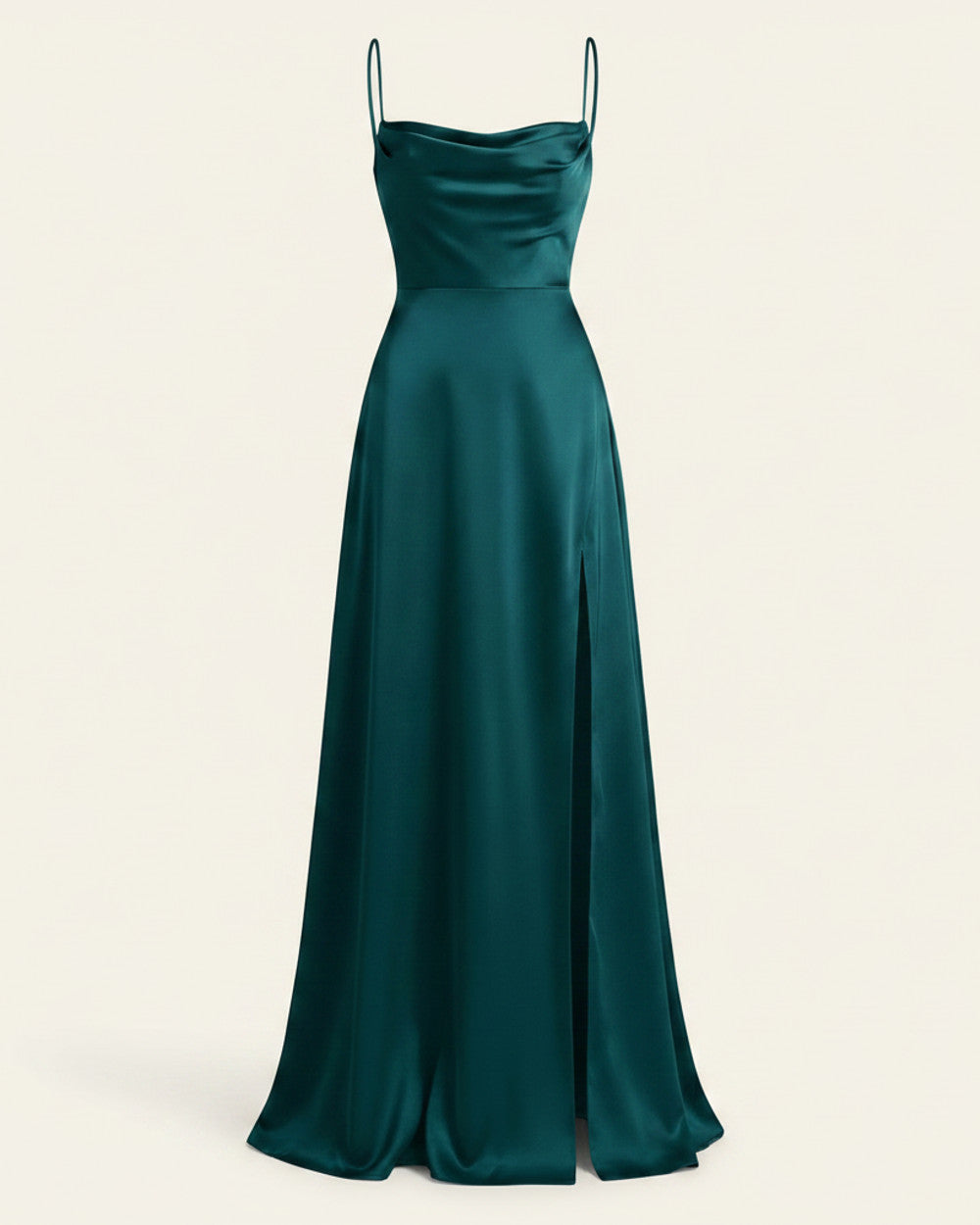 Lena Langes Abendkleid Beinschlitz