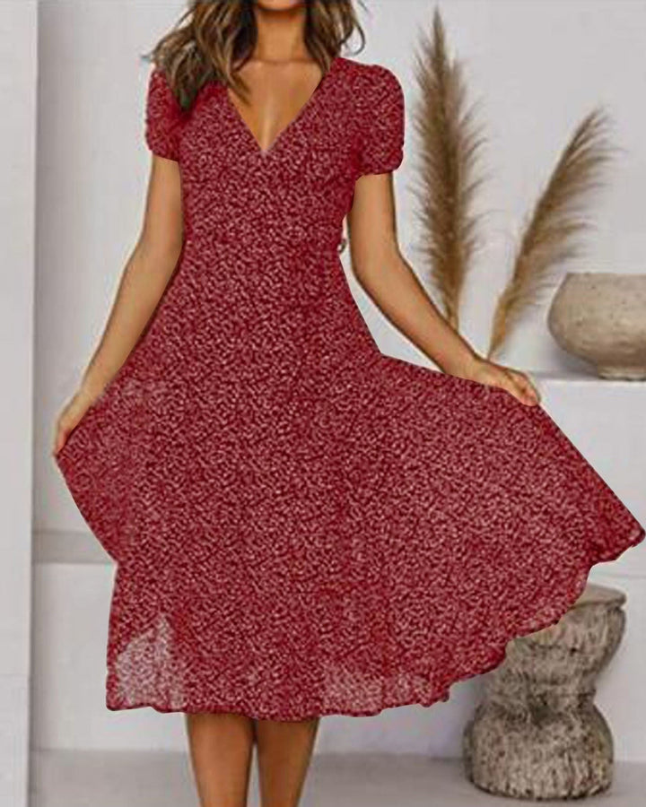 Lena Fließendes A-Linien Sommerkleid