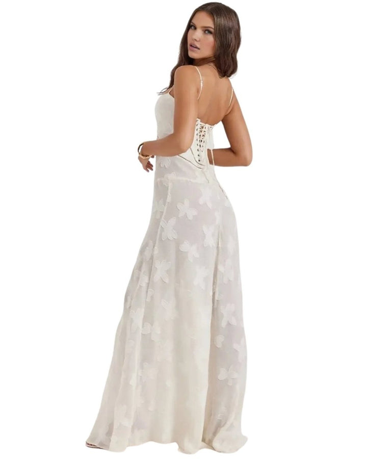 Lena Langes Korsett Abendkleid Spitze