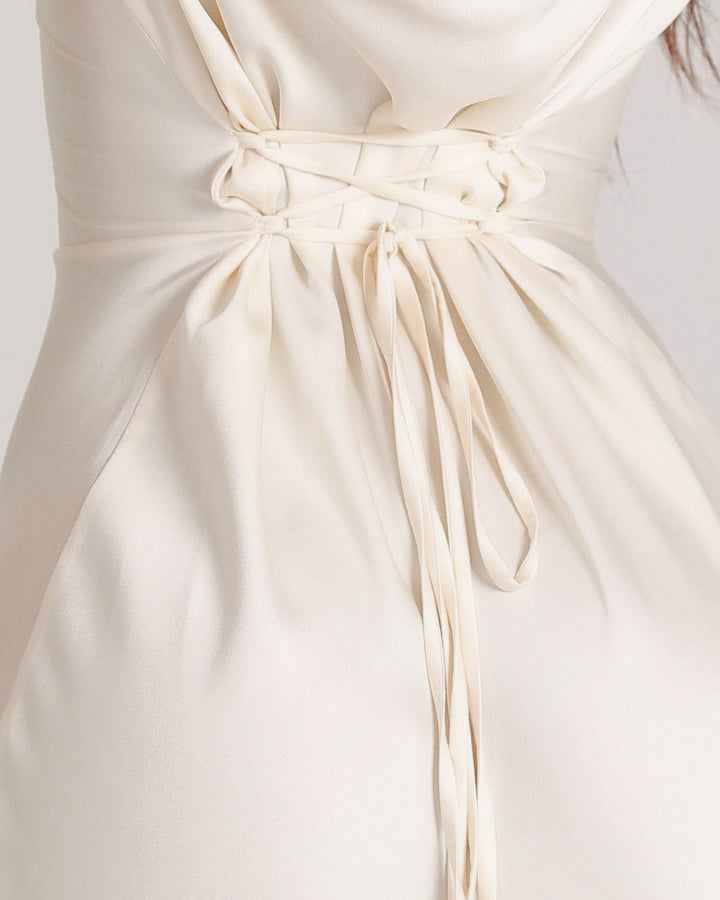 Alina Langärmliges Maxikleid Elegant
