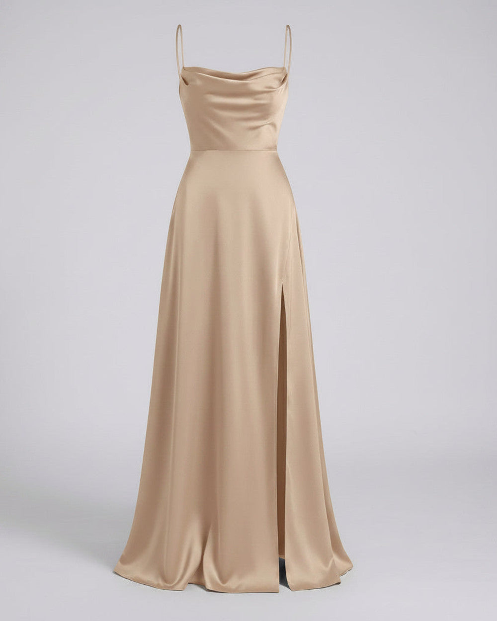 Lena Langes Abendkleid Beinschlitz