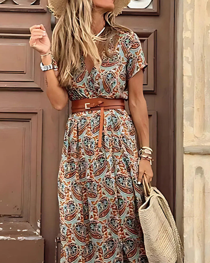Justine Luftiges Maxikleid Boho