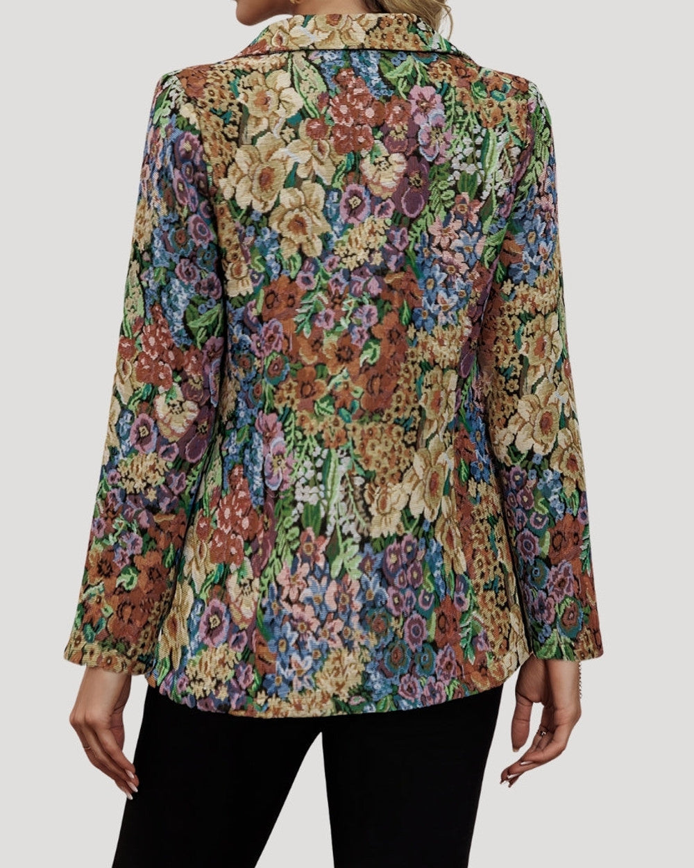 Alina Taillierter Blazer Blumenmuster