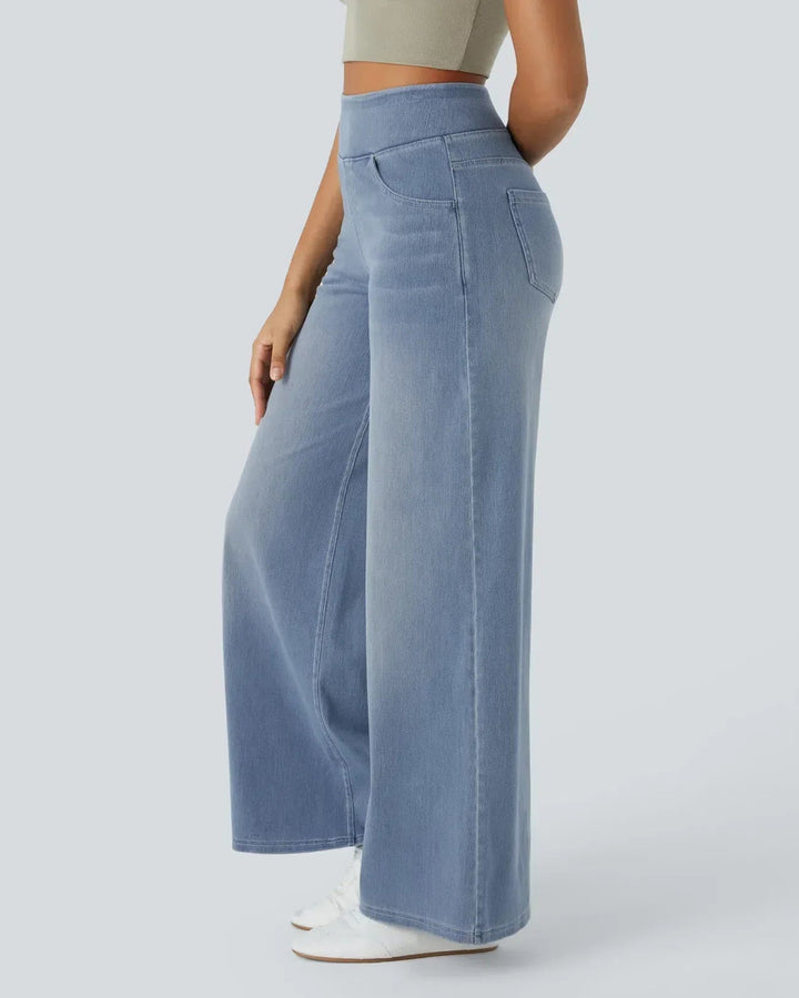 Evie Bequeme Hose Hohe Taille