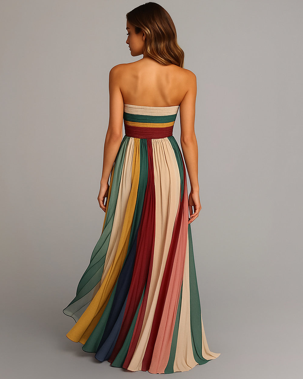 Judith Glanz-Maxikleid Festlich Lang