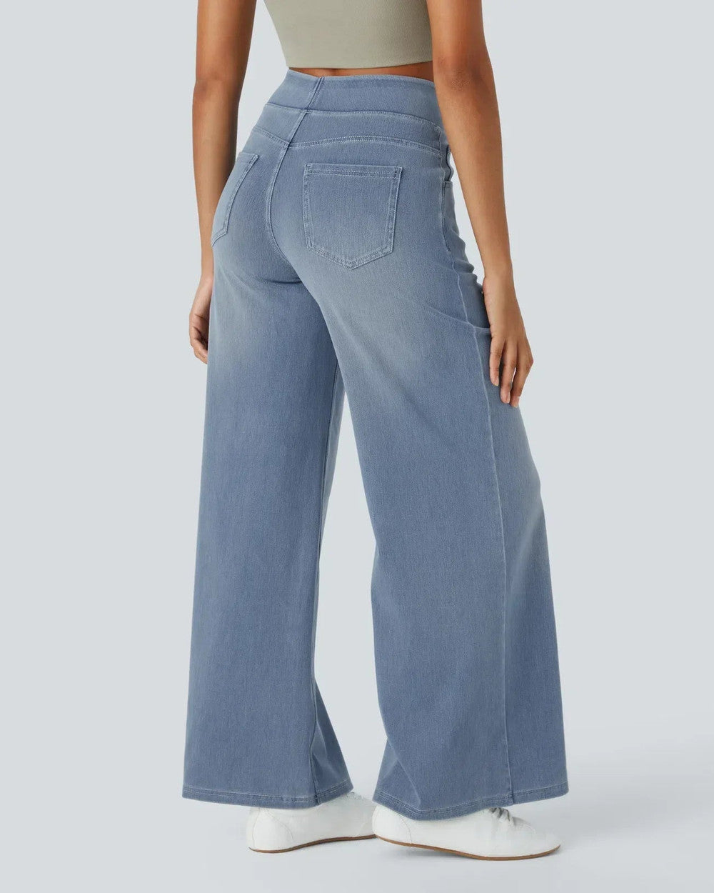 Evie Bequeme Hose Hohe Taille