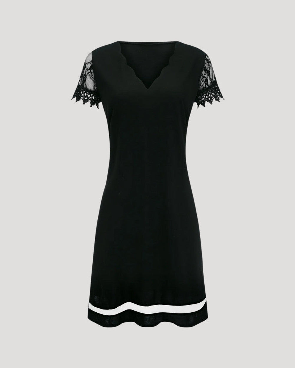 Lena Spitzenkleid Kurzarm
