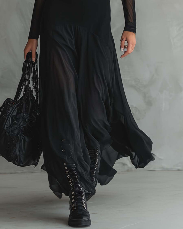 Lena Tüll Maxikleid Damen