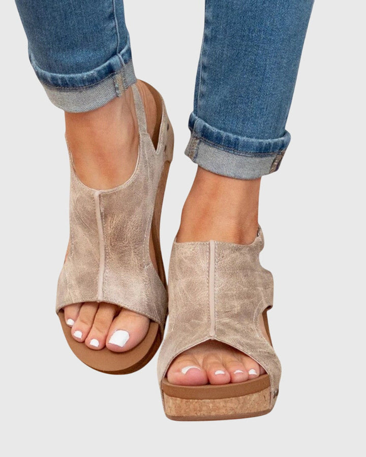 Adela Bequeme Sandalen Damen Sommer