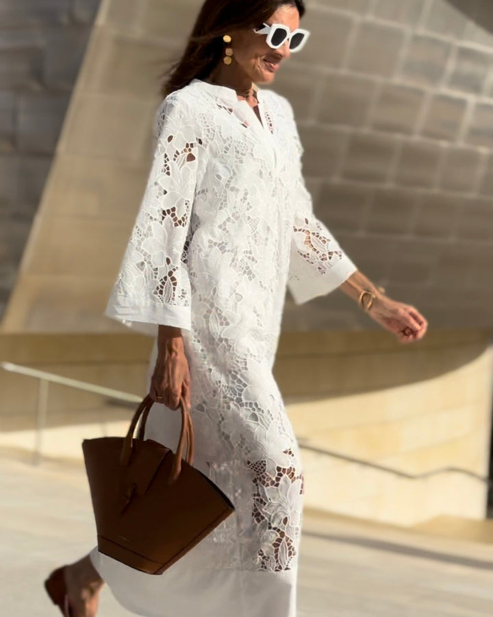 Luana Spitzen Abendkleid Damen