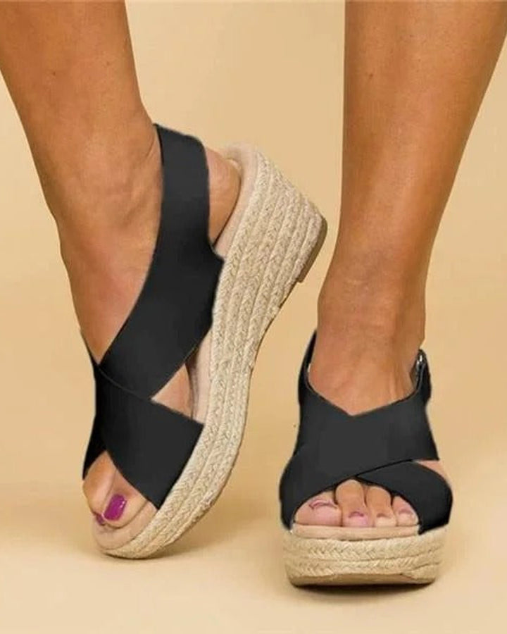 Elara Orthopädische Keilsandalen