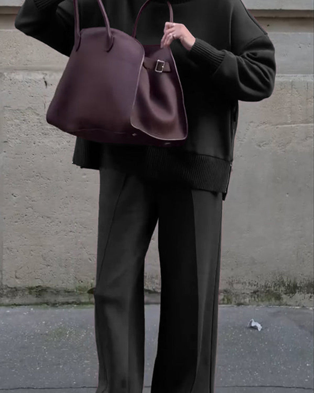 Lena Rollkragen Zweiteiler Damen Set