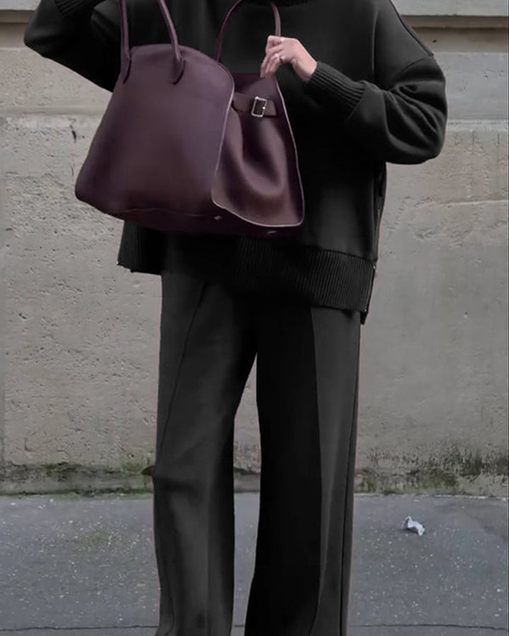 Lena Rollkragen Zweiteiler Damen Set