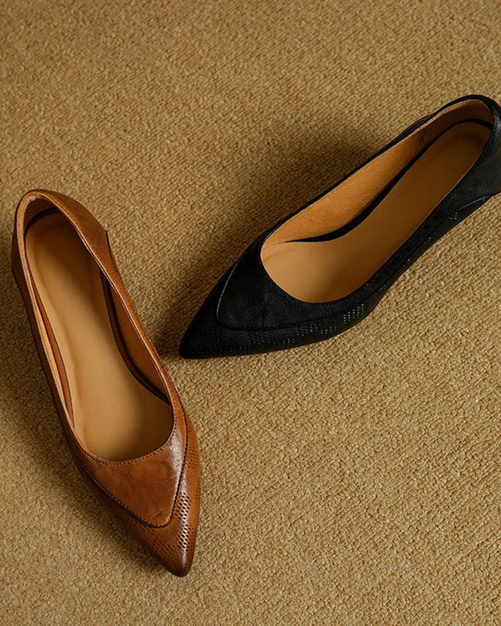 Amalia Leder Absatzschuhe Damen